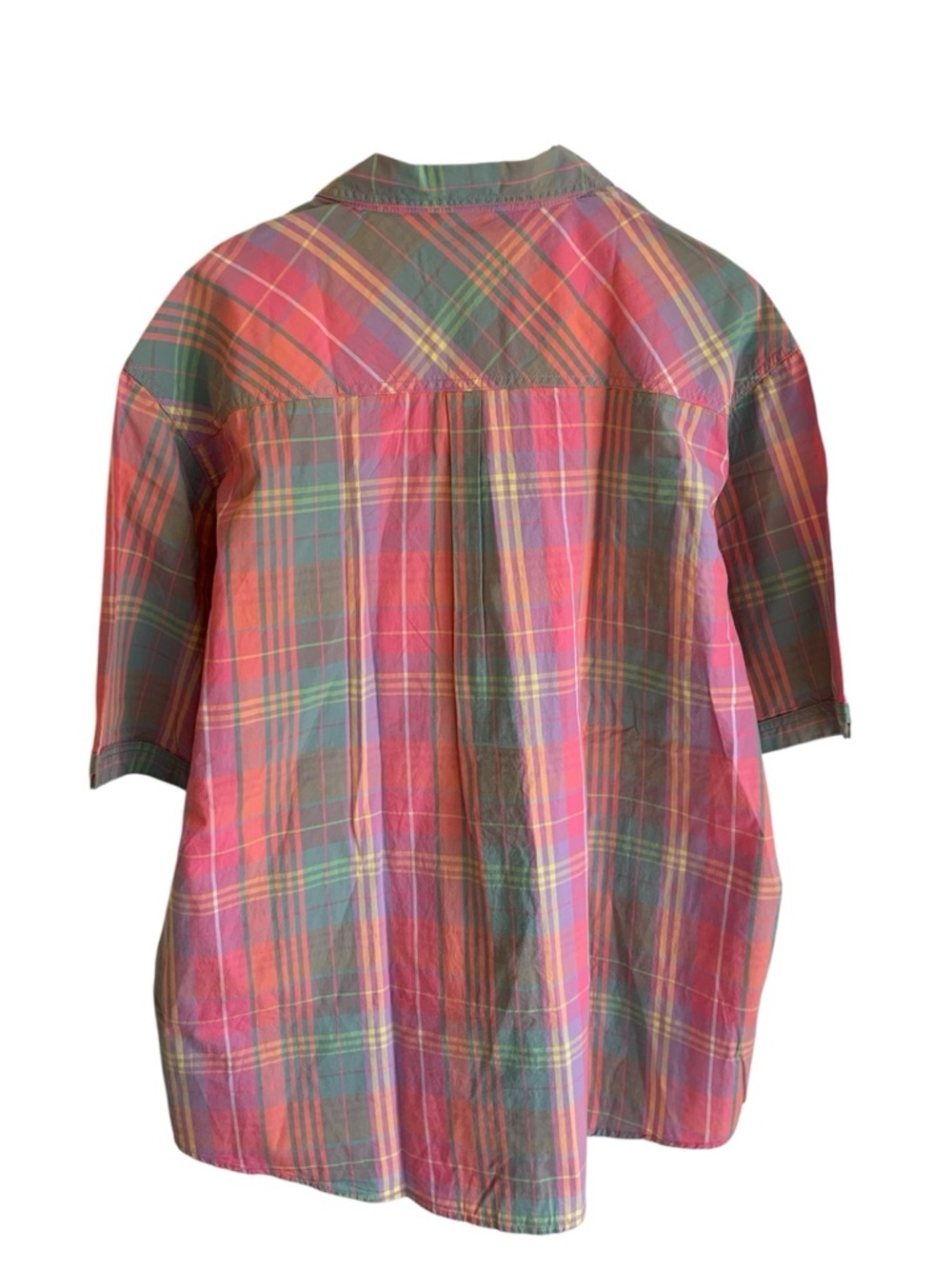 American Outdoorsman XXL Plaid Short Sleeve Button Down Shirt NWT - Picture 2 of 5